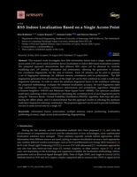 RSS Indoor Localization Based on a Single Access Point