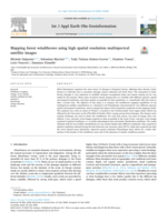 Mapping forest windthrows using high spatial resolution multispectral satellite images