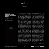 Gilles Clément (2019). Breve trattato sull’arte involontaria. Testi, disegni e fotografie