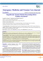 Hypothermic Trauma Patients-Rewarming Before Trauma Assessment