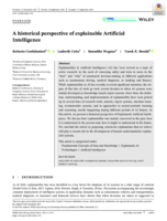 A historical perspective of explainable Artificial Intelligence