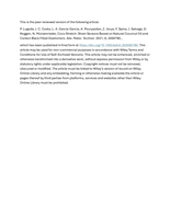 Coco Stretch: Strain Sensors Based on Natural Coconut Oil and Carbon Black Filled Elastomers