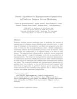 Genetic algorithms for hyperparameter optimization in predictive business process monitoring
