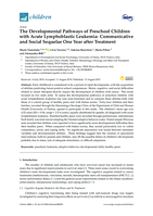 The Developmental Pathways of Preschool Children with Acute Lymphoblastic Leukemia: Communicative and Social Sequelae One Year after Treatment