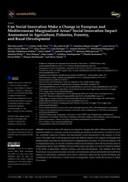 Can Social Innovation Make a Change in European and Mediterranean Marginalized Areas? Social Innovation Impact Assessment in Agriculture, Fisheries, Forestry, and Rural Development