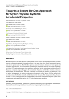 Towards a Secure devops Approach for Cyber-Physical Systems: An Industrial Perspective