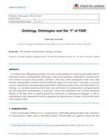 Ontology, ontologies and the ‘I’ of FAIR