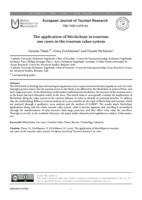 The application of blockchain in tourism: use cases in the tourism value system