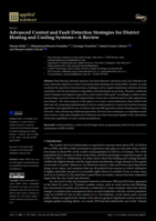 Advanced Control and Fault Detection Strategies for District Heating and Cooling Systems: A Review