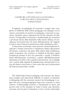 Costruire cittadinanza economica: il ruolo della pedagogia
