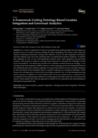 A framework uniting ontology-based geodata integration and geovisual analytics