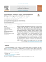 Using ontologies to enhance human understandability of global post-hoc explanations of black-box models