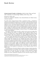 Intergovernmental Transfers in Federations, edited by Serdar Yilmaz and Farah Zahir