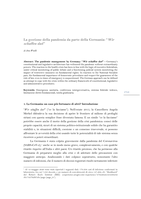 La gestione della pandemia da parte della Germania: “Wir schaffen das!“