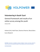 Volunteering in South Tyrol. General framework and results of an online survey among the youth