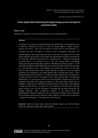 Fixed, liquid, fluid: Rethinking the digital design process through the ecosystem model