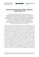 Notulae to the Italian flora of algae, bryophytes, fungi and lichens: 10