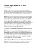 Elezioni in Catalogna: chi ha vinto veramente?