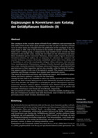 Ergänzungen und Korrekturen zum Katalog der Gefäßpflanzen Südtirols (9)