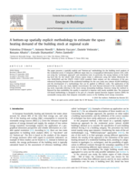 A Bottom-up Spatially Explicit Methodology to Estimate the Space Heating Demand of the Building Stock at Regional Scale