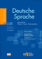 Themenheft Textqualität im digitalen Zeitalter