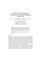 4th international workshop on ontologies and conceptual modeling (Onto.Com)