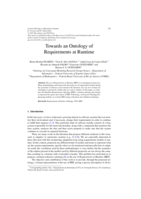 Towards an Ontology of Requirements at Runtime