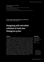 Designing with microbial cellulose to feed new biological cycles