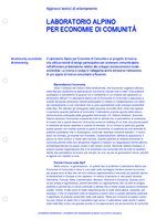 Laboratorio alpino per economie di comunità [Alpine Community Economies Laboratory #communityeconomies #commoning]