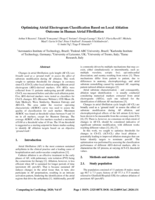 Optimizing Atrial Electrogram Classification Based on Local Ablation Outcome in Human Atrial Fibrillation