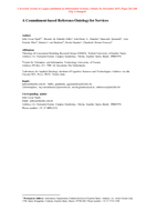 A Commitment-Based Reference Ontology for Services