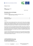 Developing Urban-Rural Interplay