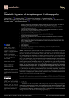 Metabolic Signature of Arrhythmogenic Cardiomyopathy