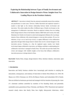 Exploring the Relationship between Types of Family Involvement and Collaborative Innovation in Design-Intensive Firms: Insights from Two Leading Players in the Furniture Industry