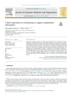 A field experiment on fundraising to support independent information