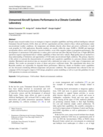 Unmanned Aircraft Systems Performance in a Climate-Controlled Laboratory