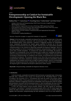 Entrepreneurship as catalyst for sustainable development: Opening the black box