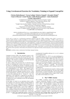 Using Crowdsourced Exercises for Vocabulary Training to Expand ConceptNet