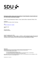 Directing the wisdom of the crowd: the importance of social interaction among founders and the crowd during crowdfunding campaigns