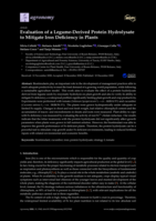 Evaluation of a Legume-Derived Protein Hydrolysate to Mitigate Iron Deficiency in Plants