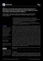 Selection of Gut-Resistant Bacteria and Construction of Microbial Consortia for Improving Gluten Digestion under Simulated Gastrointestinal Conditions