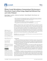 Quartz Crystal Microbalance Genosensing of Brettanomyces Bruxellensis Yeast in Wine Using a Rapid and Efficient Drop and Collect Protocol