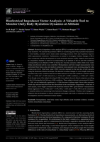 Bioelectrical Impedance Vector Analysis: A Valuable Tool to Monitor Daily Body Hydration Dynamics at Altitude