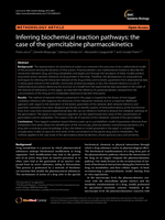 Inferring biochemical reaction pathways: The case of the gemcitabine pharmacokinetics