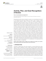 Activity, Plan, and Goal Recognition: A Review