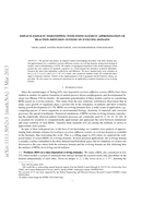Implicit-Explicit Timestepping with Finite Element Approximation of Reaction-Diffusion Systems on Evolving Domains