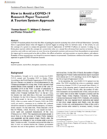 How to Avoid a COVID-19 Research Paper Tsunami? A Tourism System Approach