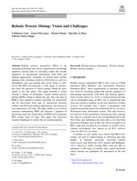 Robotic Process Mining: Vision and Challenges