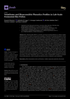 Volatilome and Bioaccessible Phenolics Profiles in Lab-Scale Fermented Bee Pollen
