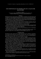 Non-Newtonian CFD modelling of a valve for mud pumps